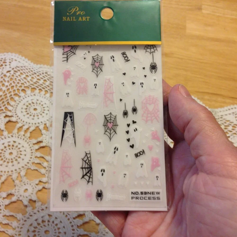 Halloween Nail art stickers bundle, new